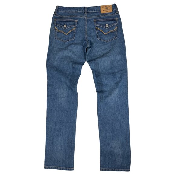 US Polo Assn Low Rise Slim Straight Womens Stretch Jeans, Size 32/33 - Picture 4 of 13